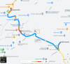Route to Mata Cafe
