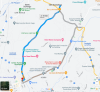 Route to Restaurante Sabores in Santa Barbara